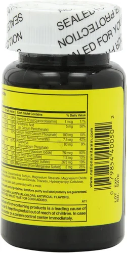 Miniatura 4 de Nature's Blend NAT B MULTIVITAMIN & MIN TB, surtido, 100