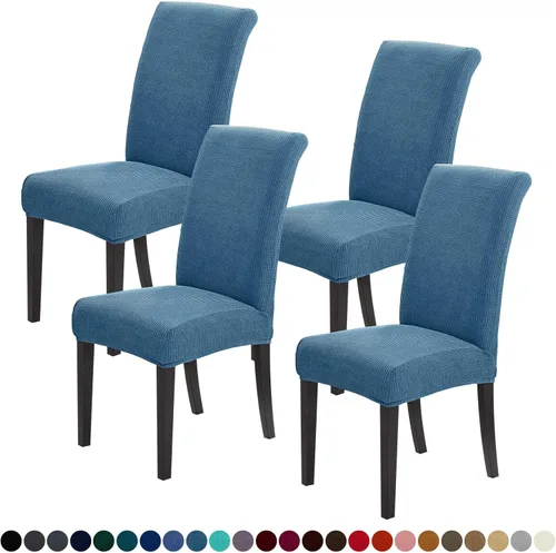 Miniatura 88 de Joccun Fundas para Sillas de Comedor Juego de 2, Fundas Elásticas para Sillas de Comedor Fundas para Sillas de Comedor Protector de Asiento, Funda