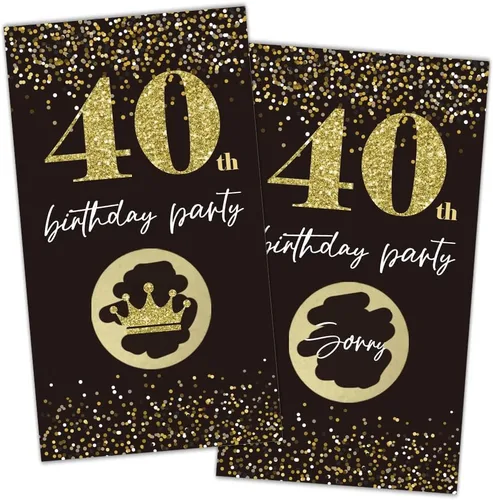 Miniatura 15 de REWIDPARTY Tarjetas de juego para rascar para fiesta de cumpleaños número 50 de oro blanco (32 unidades) tarjetas de rascar para fiesta de 115B