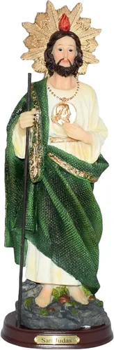 Gigi's Classy Kids Figura de Nuestra Señora de Guadalupe Virgen San Judas Tadeo San Judas Tadeo Divina Misericordia Misericordia Figura (St Jude/San