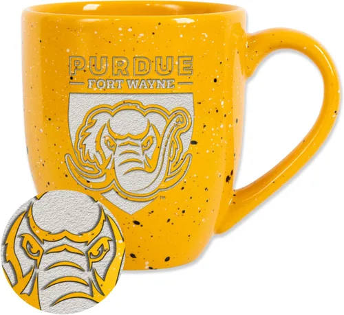 Miniatura 424 de Rico Industries NCAA Virginia Tech Hokies Maroon - Taza de café de cerámica grabada con láser, color del equipo, 16 onzas