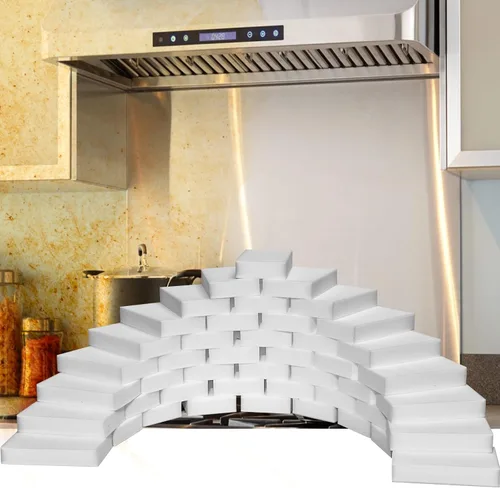 Paquete de 100 Esponjas Mágicas Borradoras, Esponja Multifuncional para Limpieza del Hogar de Cocina y Vajilla para Muebles, Esponjas de Limpieza de