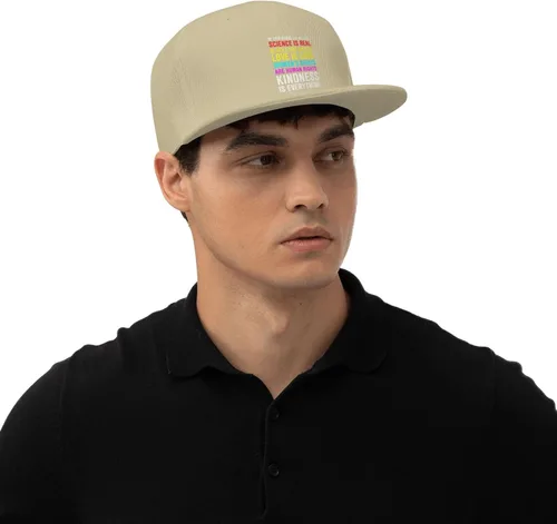 Miniatura 62 de Pride Flag in This House We Believe Science is Real Black Lives Matter Baseball Hats for Men Dad Hat,Black