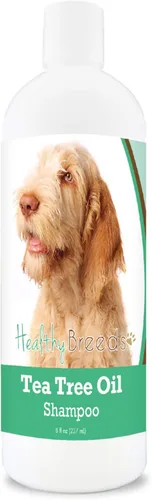 Miniatura 123 de Healthy Breeds Doberman Pinscher Champú de aceite de árbol de té, formulado para piel seca e irritada, reduce la caspa, aroma a gaulteria, 8 onzas