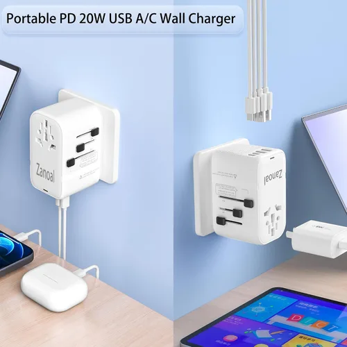 Miniatura 6 de Convertidor de 220 V a 110 V para viajes europeos, convertidor de voltaje de paso bajo de EE. UU. a Europa, adaptador de corriente de viaje