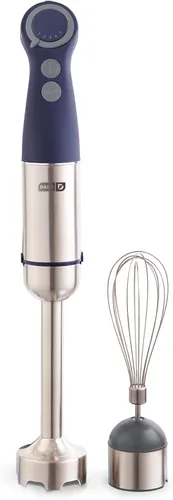 Miniatura 9 de Dash Chef Series - Batidora de mano de inmersión de 5 velocidades con cuchillas de acero inoxidable, accesorio para batidora y guía de recetas