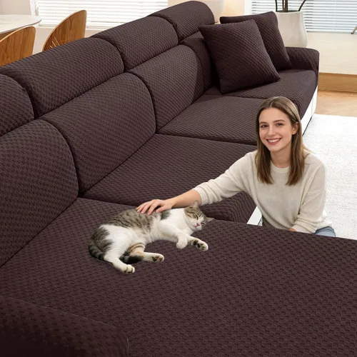 Miniatura 53 de YEMYHOM 【Liquidación】 Fundas Elásticas para Cojines de 1 Pieza, Fundas de Cojín de Asiento para Sofá y Silla, Funda Suave de Sofá de Repuesto