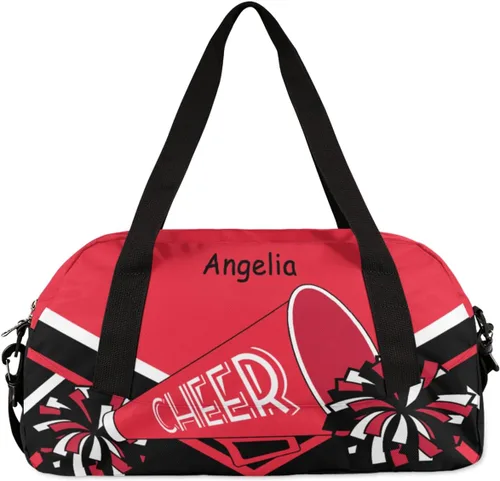 Miniatura 5 de Cheerleader - Bolsas de lona para niñas, para animadoras, deportes, gimnasio, animadoras, bolsa de lona, Animación personalizada 4