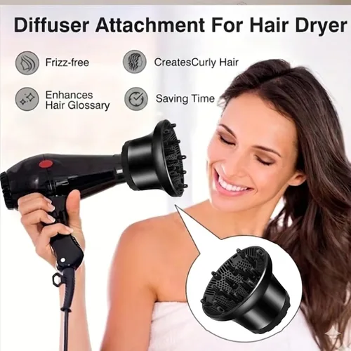 Miniatura 3 de Difusor universal para secador de pelo, boquilla de secador de pelo, accesorio para cabello rizado y cabello ondulado natural, herramientas