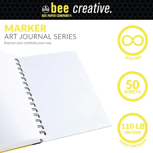 Miniatura 8 de Bee Paper - Diario creativo de dibujo y marcador de 5.5" x 8