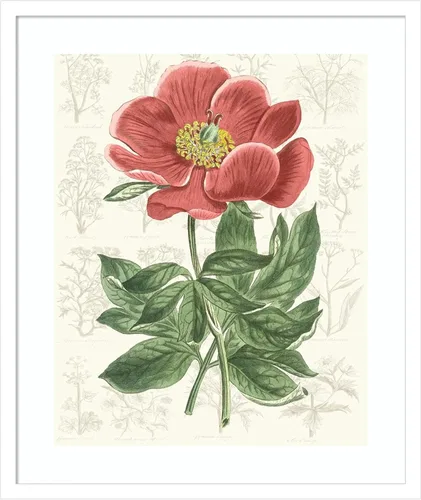 Miniatura 19 de Amanti Art Vision Studio - Lienzo decorativo para pared, 24 x 20 pulgadas, diseño de jardín de flores de peonía, arte de pared de flores, decoración