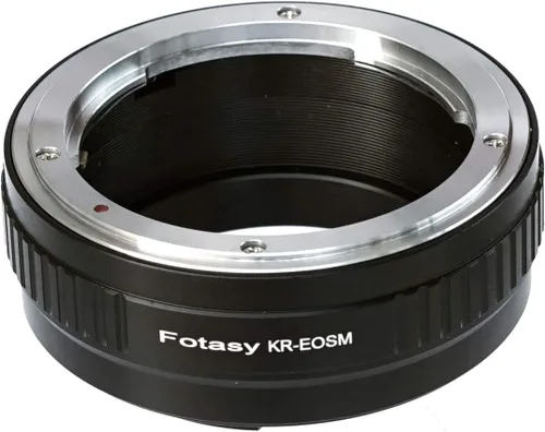Miniatura 7 de Fotasy Adaptador de montura C de 0.630 in a Canon EF-M de montura C, montaje en C EFM, adaptador EOS M de montaje C, compatible con lente de montaje