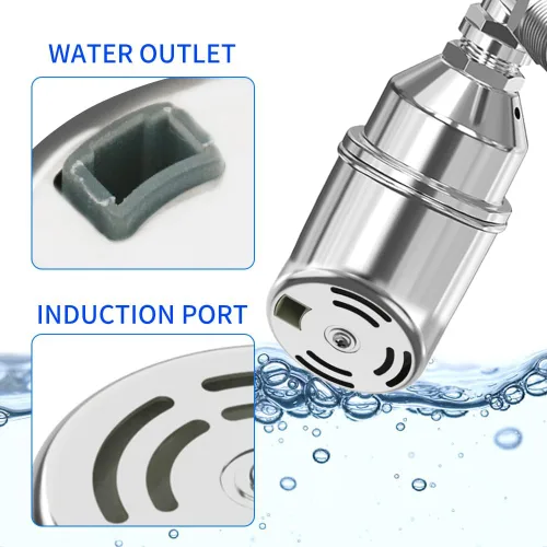 Miniatura 5 de Válvula de flotador con control automático de nivel de agua de 3/4 pulgadas, acero inoxidable 304, mini válvula de flotador de apagado automático