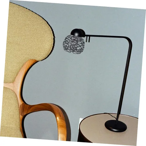 Miniatura 5 de SEWACC Cubierta de luz de jaula de metal Pantalla de lámpara de repuesto decorativa gris pantalla de lámpara