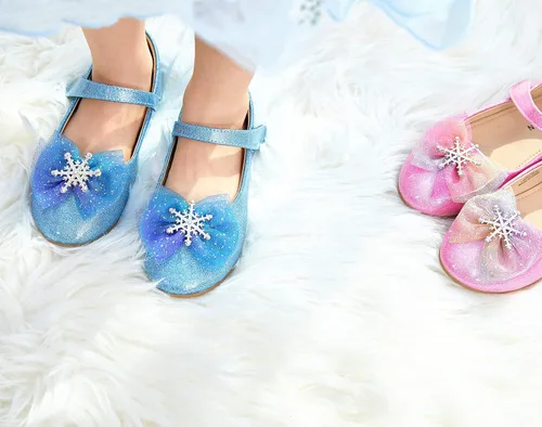 Miniatura 3 de THEE BRON Zapatos de vestir para niñas pequeñas, zapatos planos de ballet Mary Jane, zapatos de fiesta de princesa