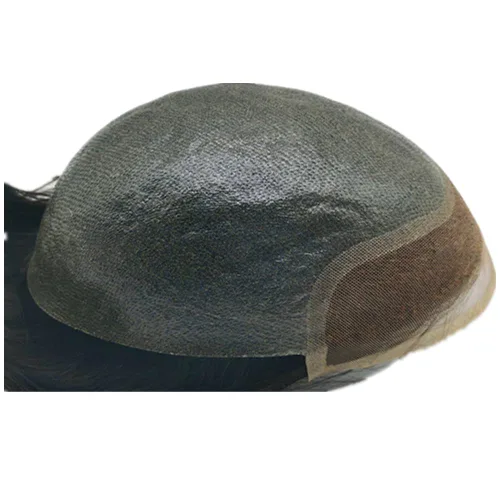 Miniatura 2 de N.L.W. Toupee para hombres Piezas de pelo para hombres NLW sistema europeo de reemplazo de cabello humano para hombres BIO 10x8 base szie implante