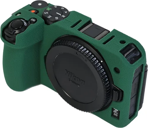 Miniatura 2 de TUYUNG Z30 - Funda protectora de silicona para cámara Nikon Z30, color verde militar