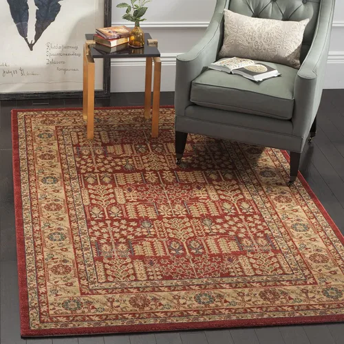 Miniatura 14 de SAFAVIEH Mahal Collection - Alfombra decorativa, 2.2 x 4 pies, azul marino y natural, diseño oriental tradicional, no desprende pelusa y de fácil