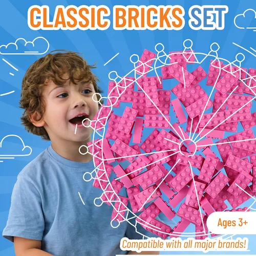 Miniatura 2 de Strictly Briks - Classic Briks - Kit de iniciación de construcción 100 % compatible con todas las principales marcas de bloques