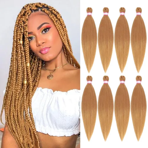Miniatura 75 de Extensiones de cabello para trenzar preestiradas, color negro, 12 pulgadas, 8 paquetes de cabello natural para trenzar, fácil trenza, ajuste de agua