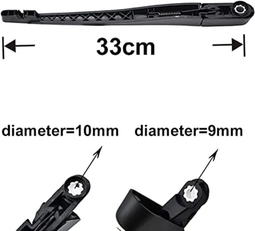 Miniatura 5 de Rear wiper blade and wiper arm 14" for Opel for Zafira B MK2 2005-2010 2011 2012 2013 2014 car rear wiper