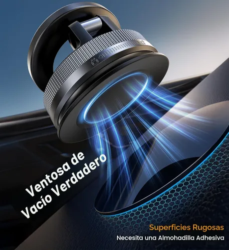 Miniatura 3 de Coolpow【Más Nuevo Soporte Magnético de Teléfono al Vacío para Automóvil Soporte de Montaje【Succión de Vacío Móvil】carmount 2.0 Magsafe Soporte