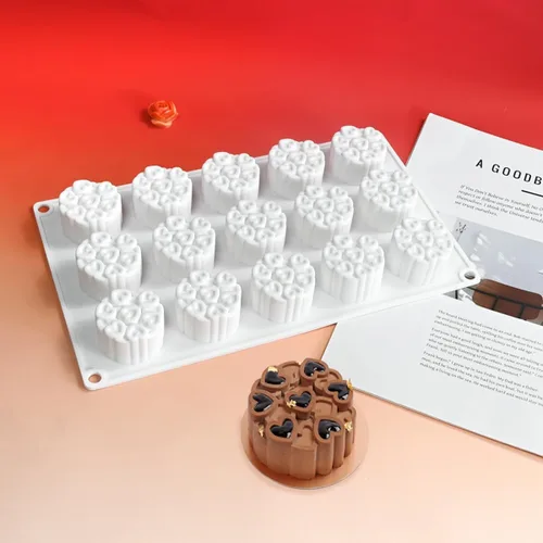 Miniatura 12 de Moldes de silicona para chocolate para hornear, diseño de bayas occa de 6 cavidades, antiadherentes y flexibles, perfectos para chocolate, dulces