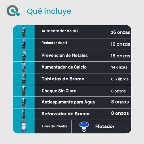 Miniatura 7 de Aquadoc Kit de iniciación de bromo para bañera de hidromasaje para spas, kit completo de mantenimiento de spa con tabletas de bromo y kit completo