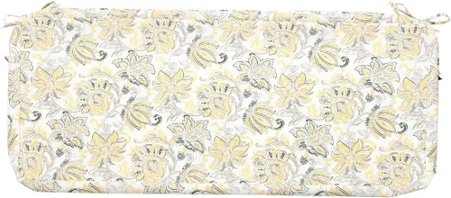 Miniatura 7 de FUNHOME Funda de cojín de banco para exteriores de 42 x 18 x 3 pulgadas, resistente al agua con cremallera y lazos, funda resistente a la Phoenix
