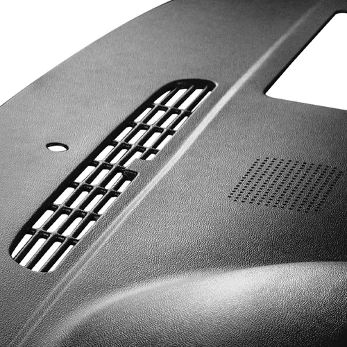 Miniatura 5 de DashSkin - Cubierta para tablero con orificio para altavoz hecha en EE. UU. para automóviles con guantera individual únicamente, sencilla reparación