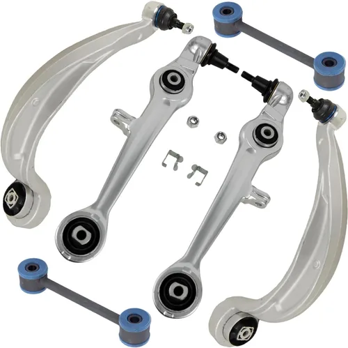 Miniatura 116 de Detroit Axle - Kit de brazos de control de extremo delantero 4WD para Ford 04-08 F-150, 06-08 Lincoln Mark LT, 4 extremos de barra de acoplamiento