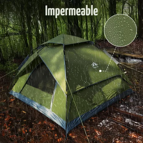 Miniatura 4 de Night Cat Tiendas emergentes instantáneas para 2-3 personas con lona de huella, fácil instalación, tienda de campaña con sobretecho de doble capa
