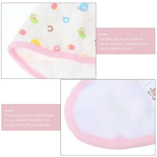 Miniatura 4 de Healifty Cinturón de hernia umbilical para bebé, banda de cordón para el ombligo para bebé, banda ajustable para el vientre, color rosa