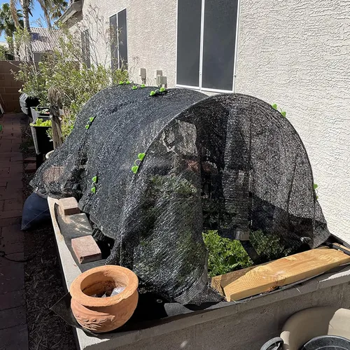 Miniatura 5 de Aros de jardín túnel de cultivo, 6 juegos de aros de invernadero de 7 pies para camas elevadas, marco de fibra de vidrio inoxidable para red
