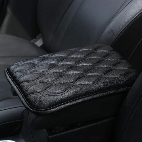 Miniatura 6 de Funda para Consola Central de Coche, Almohadillas para Reposabrazos de Consola, Cojín de Reposabrazos de Coche de Cuero PU, Protector de Almohadilla