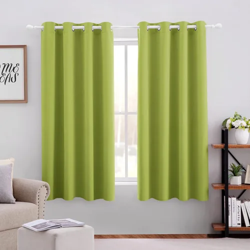 Miniatura 15 de Cortinas y cortinas de poliéster con ojales en la parte superior para oscurecer la habitación, sala de estar con aislamiento térmico