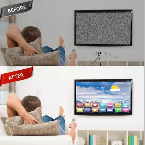 Miniatura 3 de ROOWINTOO Kit de gestión de cables para TV, ocultador de cables de pared para TV, incluye 2 pases y accesorio para taladro de sierra de agujero