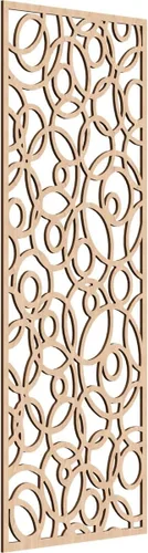 Miniatura 62 de Latrobe Paneles de pared decorativos de madera con calado, 9 3/8 pulgadas de ancho x 24 3/8 pulgadas de alto x 3/8 de alto, roble rojo rojo (Red Oak)
