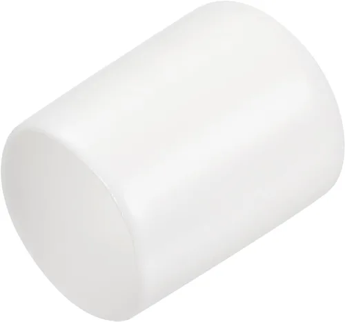 Miniatura 131 de uxcell 25 tapas de goma de 0.787 in de vinilo de identificación redonda tapa tapa de rosca de tornillo protectores negro