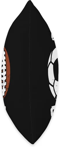 Miniatura 2 de Ball Girl Funny Soccer Football Girl Throw Pillow