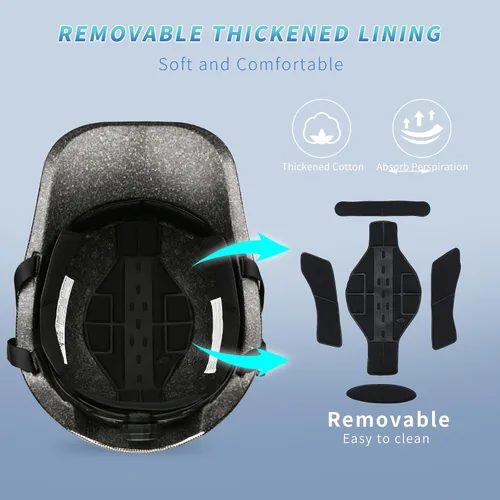 Miniatura 4 de Casco de Bicicleta para Adultos para Hombres - Mujeres Casco de Bicicleta Certificado Cómodo Ligero Ajustable Estilo Gorra de Béisbol Casco