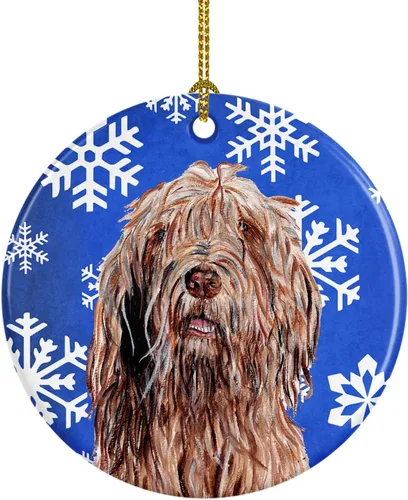 Miniatura 73 de Caroline's Treasures Cavalier Spaniel - Adorno de cerámica para colgar en el árbol de Navidad, para el hogar, Navidad, fiestas, regalo, 3 pulgadas