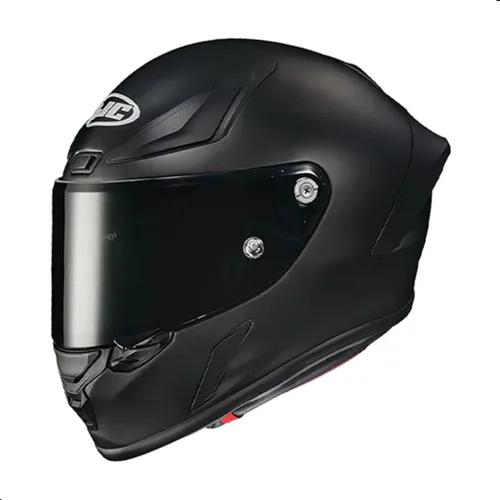 HJC RPHA 1N Casco de motocicleta sólido con visera HJ-35 Pinlock, aprobado por el DOT (Negro mate, Grande)