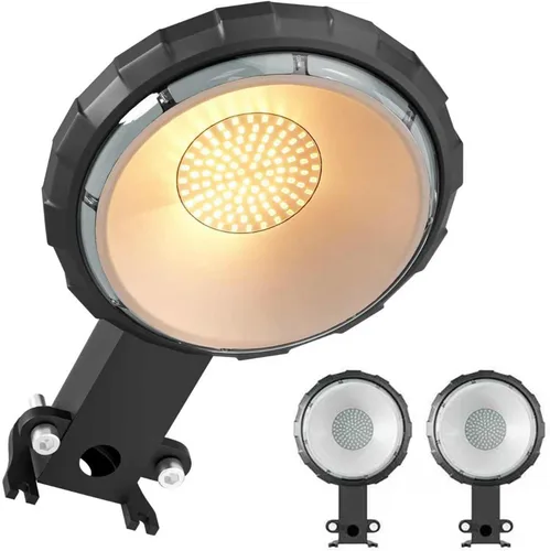 Miniatura 12 de Karjoefar - Luz LED de granero, iluminación del atardecer al amanecer para exteriores con 100 W 10000 lm 5000 K luz diurna, luces de inundación