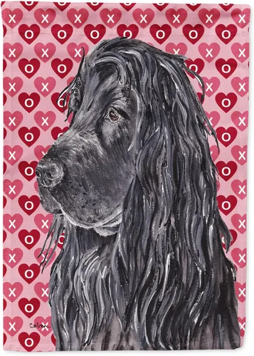 Miniatura 53 de Caroline's Treasures SS4484GF Bandera de jardín con diseño de bulldog inglés y corazones para el Día de San Valentín, bandera decorativa para patio