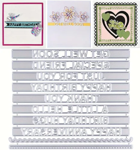 Miniatura 11 de Lapoo Troqueles de Corte de Metal con Fondos 3D para Scrapbooking, Nuevos Troqueles de Corte DIY para Hacer Tarjetas de Álbum, Decoración