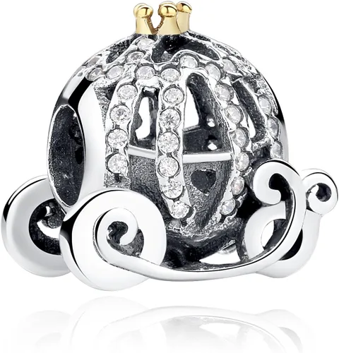 Miniatura 40 de Christmas Halloween Charm 925 Sterling Silver Openwork Bead for Charm Bracelets and Necklaces,Jewelry Gifts Women
