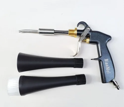 Miniatura 2 de Pistola de lavado de alta presión para interior de automóvil, limpieza de detalles, limpieza de detalles, pistola de lavado en seco con cepillo