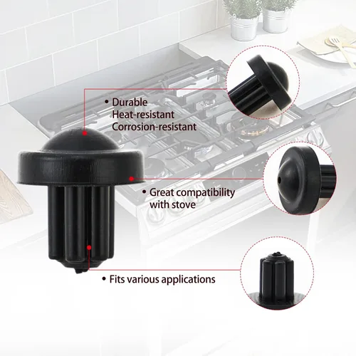 Miniatura 2 de 12 piezas 5304475129 Rejilla de goma de repuesto para Frigidaire Gas Range Cooktop Parts AP4499988 Frigidaire Estufa Rejilla Pies de goma Protector