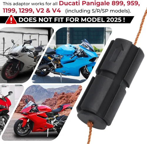 Miniatura 2 de MOTOQUEEN Adaptador de montaje de vástago para Quad Lock Rokform Car Mount Your Phone para Ducati Panigale-Solución perfecta de montaje de teléfono